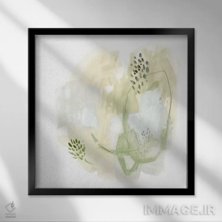 تابلو دکوراتیو فصل میانی ۱ اثر جون اریکا وس - نمای قابدار مشکی