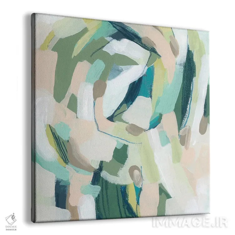 تابلو دکوراتیو ماتریس سبز ۲ اثر جون اریکا وس - نمای پرسپکتیو محصول