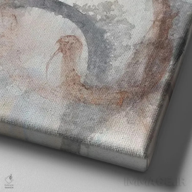 تابلو دکوراتیو فرضیه ۱ اثر جون اریکا وس - نمای نزدیک بافت بوم