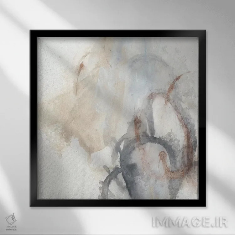 تابلو دکوراتیو فرضیه ۱ اثر جون اریکا وس - نمای قابدار مشکی