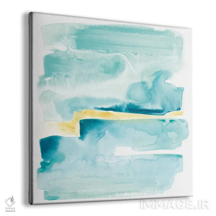 تابلو دکوراتیو خط ساحلی روان چهارم اثر جون اریکا وس - نمای پرسپکتیو محصول