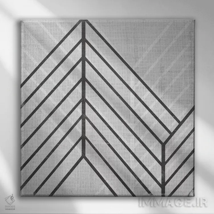 تابلو دکوراتیو قطری پنجم اثر جون اریکا وس - نمای روبهرو روی دیوار