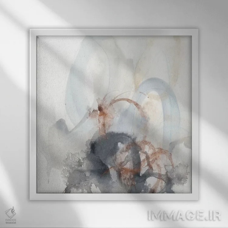 تابلو دکوراتیو فرضیه ۲ اثر جون اریکا وس - نمای قابدار سفید