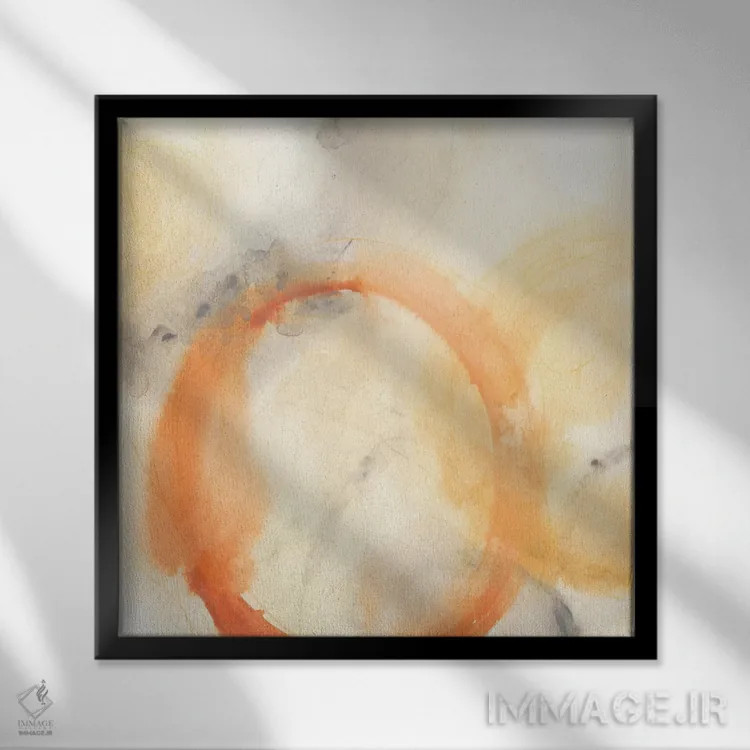 تابلو دکوراتیو مفهوم ضمنی یکم اثر جون اریکا وس - نمای قابدار مشکی