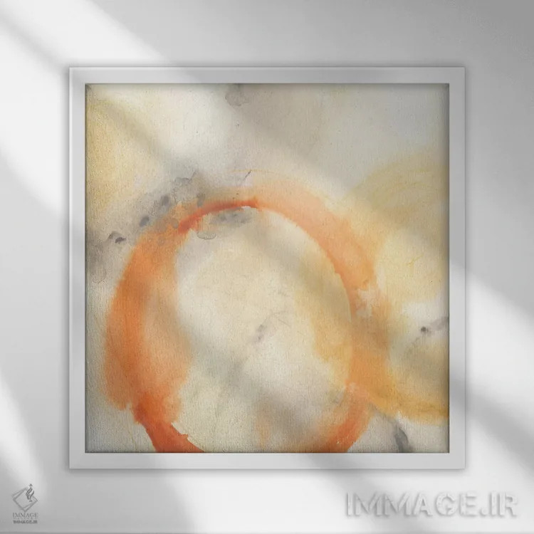 تابلو دکوراتیو مفهوم ضمنی یکم اثر جون اریکا وس - نمای قابدار سفید