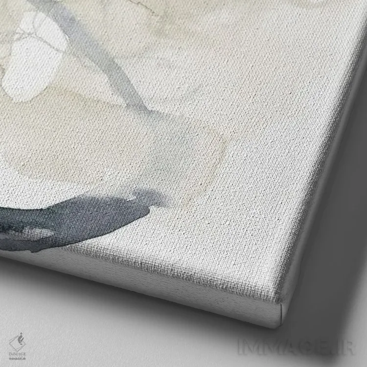 تابلو دکوراتیو سلول های باز I اثر جنیفر گلدبرگر - نمای نزدیک بافت بوم