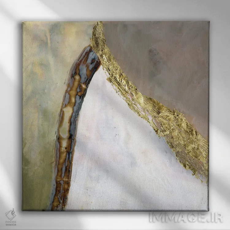 تابلو دکوراتیو مسیرهای همگرا II اثر جنیفر گلدبرگر - نمای روبهرو روی دیوار