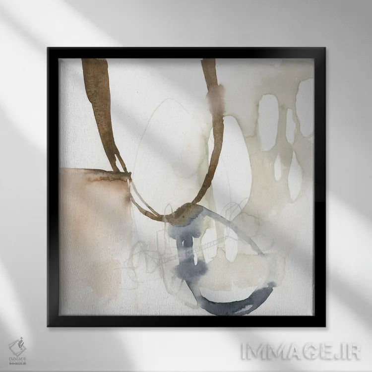 تابلو دکوراتیو سلول های باز I اثر جنیفر گلدبرگر - نمای قابدار مشکی