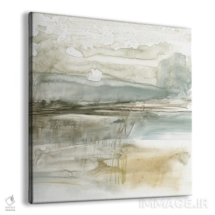 تابلو دکوراتیو منظره خنثی سخت I اثر جنیفر گلدبرگر - نمای پرسپکتیو محصول