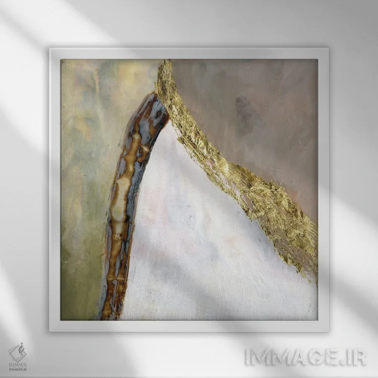 تابلو دکوراتیو مسیرهای همگرا II اثر جنیفر گلدبرگر - نمای قابدار سفید