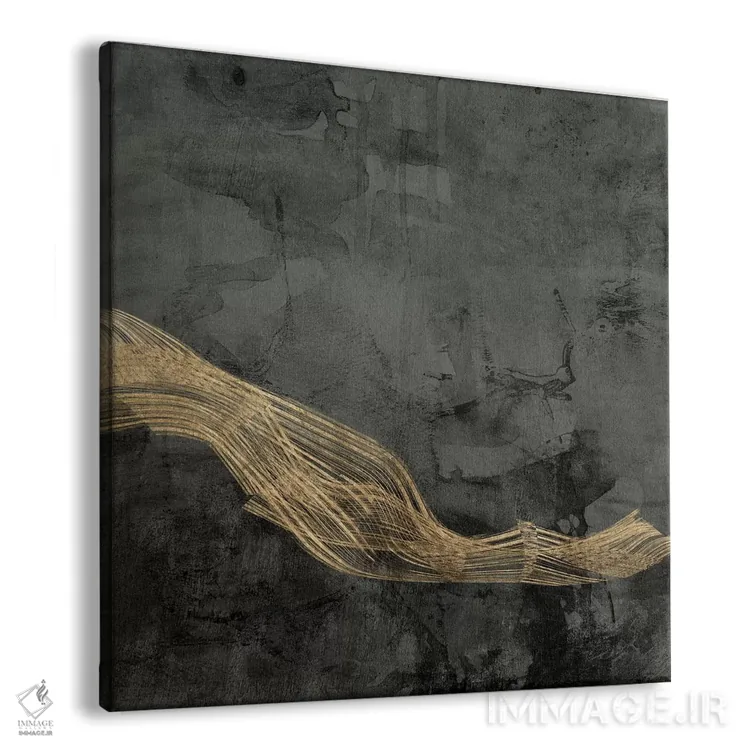 تابلو دکوراتیو ماتریس بافته شده III اثر جنیفر گلدبرگر - نمای پرسپکتیو محصول