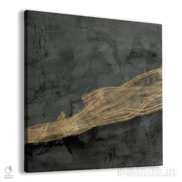 تابلو دکوراتیو شبکه بافته شده IV اثر جنیفر گلدبرگر - نمای پرسپکتیو محصول