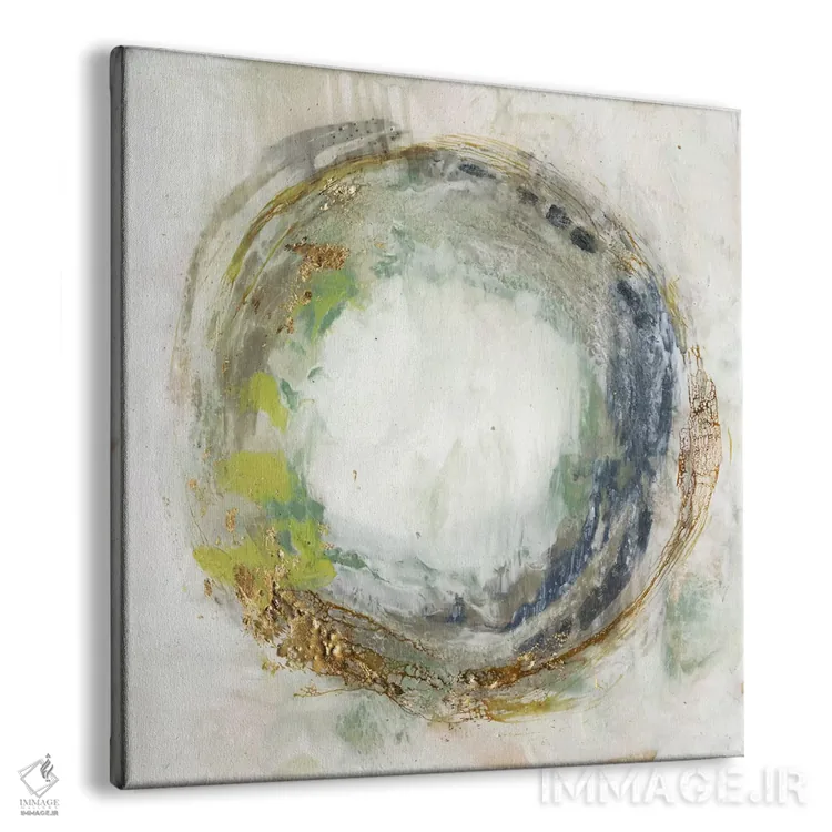 تابلو دکوراتیو مدار سیال I اثر جنیفر گلدبرگر - نمای پرسپکتیو محصول