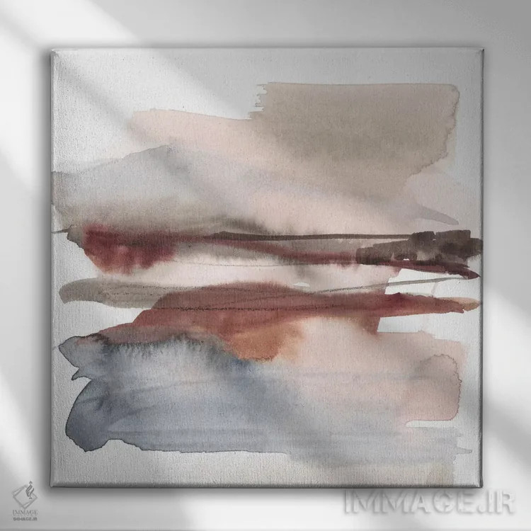 تابلو دکوراتیو افق زمین VI اثر جنیفر گلدبرگر - نمای روبهرو روی دیوار