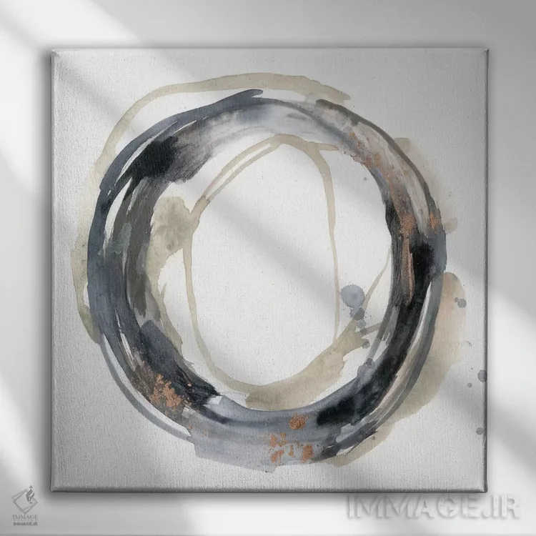 تابلو دکوراتیو انقلاب خنثی I اثر جنیفر گلدبرگر - نمای روبهرو روی دیوار