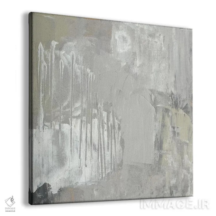 تابلو دکوراتیو ترکیب بندی خنثی I اثر جنیفر گلدبرگر - نمای پرسپکتیو محصول