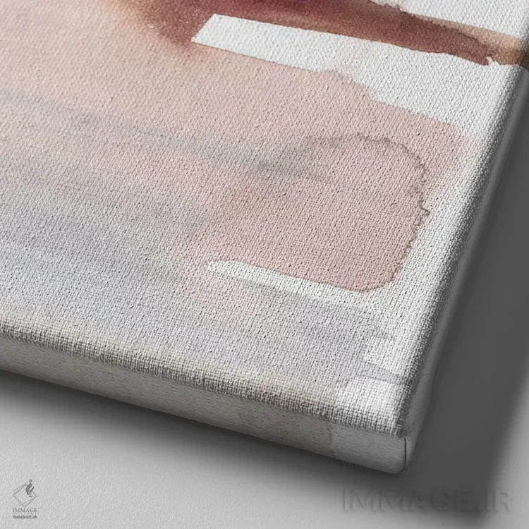 تابلو دکوراتیو افق زمین VI اثر جنیفر گلدبرگر - نمای نزدیک بافت بوم