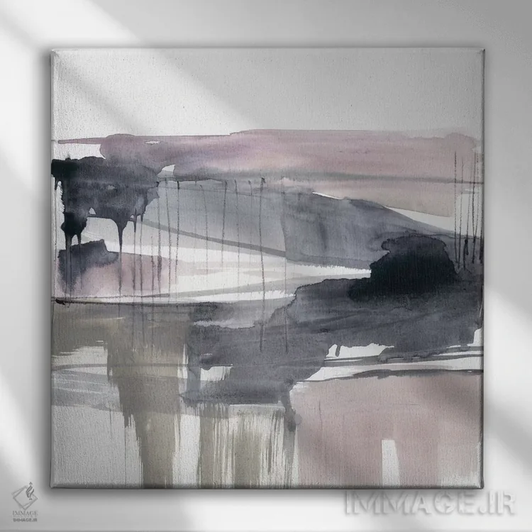 تابلو دکوراتیو صفحه صورتی ملایم II اثر جنیفر گلدبرگر - نمای روبهرو روی دیوار