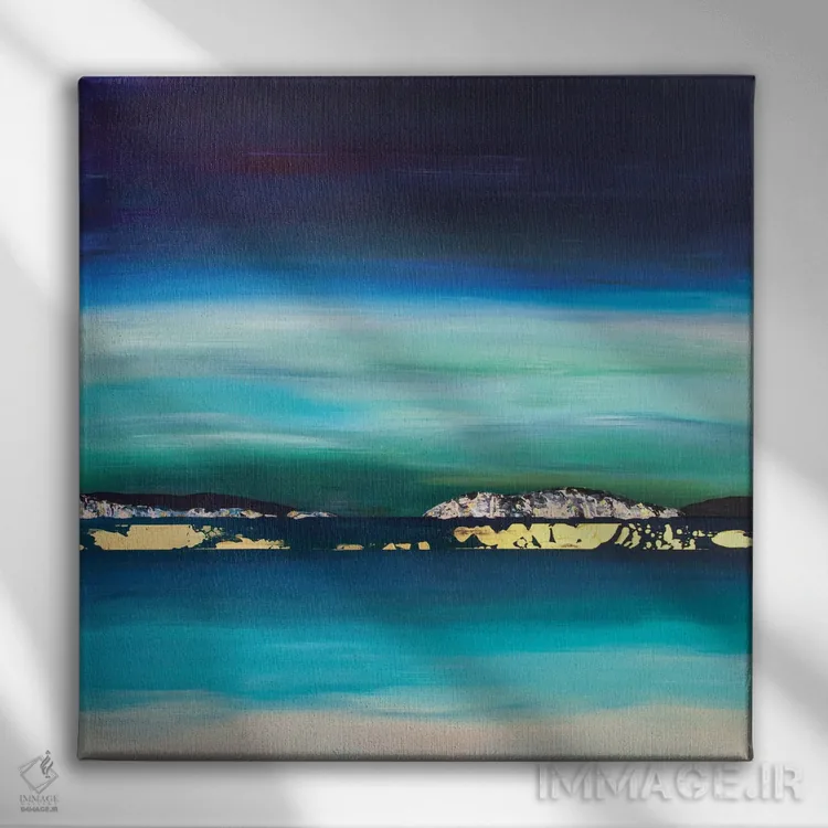تابلو دکوراتیو پس از طوفان اثر جک استوری - نمای روبهرو روی دیوار