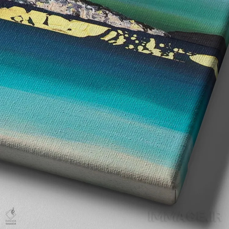 تابلو دکوراتیو پس از طوفان اثر جک استوری - نمای نزدیک بافت بوم