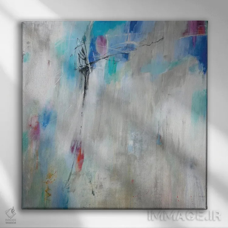 تابلو دکوراتیو تغییر مسیر اثر جیل مارتین - نمای روبهرو روی دیوار