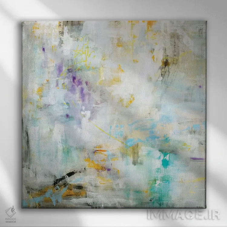 تابلو دکوراتیو تفسیر اثر جیل مارتین - نمای روبهرو روی دیوار