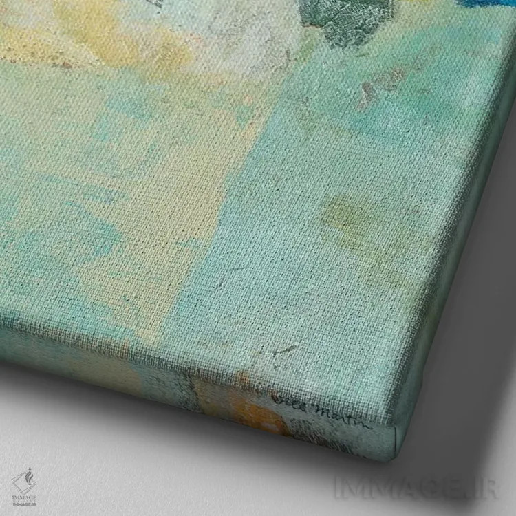 تابلو دکوراتیو باد متقاطع 2 اثر جیل مارتین - نمای نزدیک بافت بوم