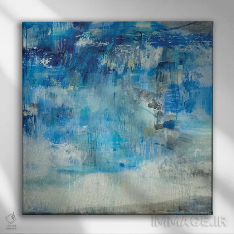 تابلو دکوراتیو طوفان تابستانی اثر جیل مارتین - نمای روبهرو روی دیوار