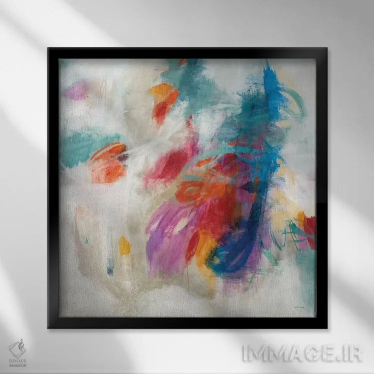 تابلو دکوراتیو نمایش پرواز بلند 1 اثر جیل مارتین - نمای قابدار مشکی