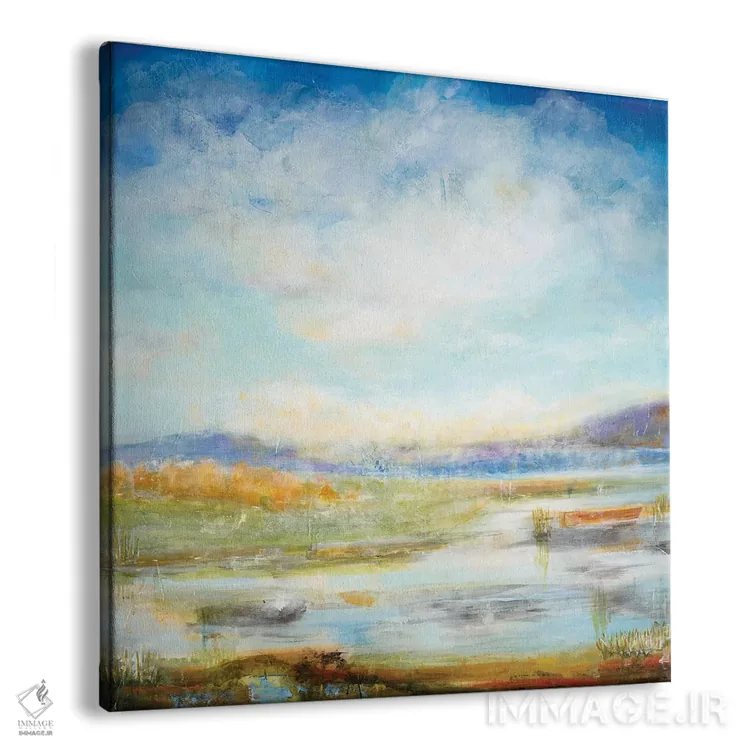 تابلو دکوراتیو اراضی باتلاقی ۲ اثر جیل مارتین - نمای پرسپکتیو محصول