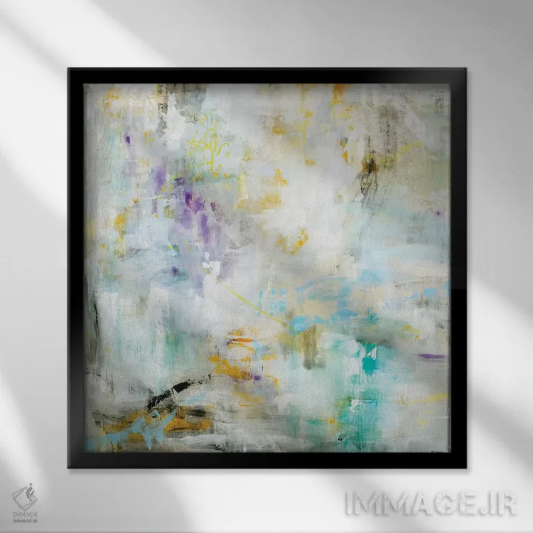 تابلو دکوراتیو تفسیر اثر جیل مارتین - نمای قابدار مشکی