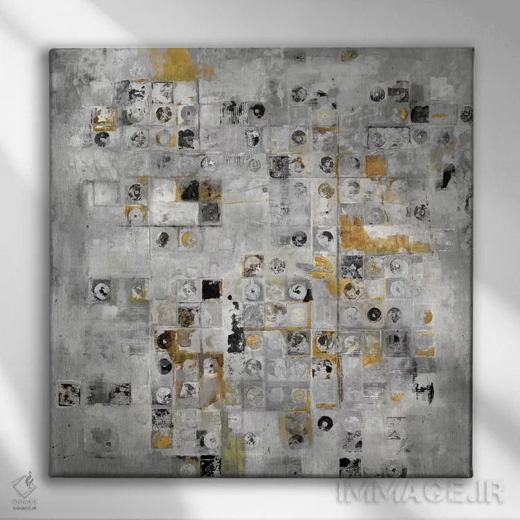 تابلو دکوراتیو اصل بدیهی اثر جیل مارتین - نمای روبهرو روی دیوار