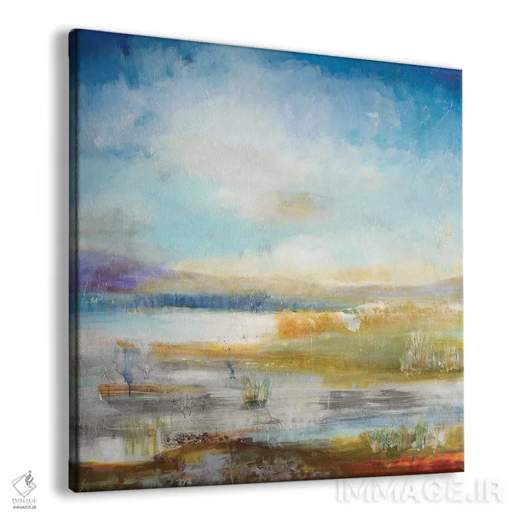 تابلو دکوراتیو اراضی باتلاقی اثر جیل مارتین - نمای پرسپکتیو محصول