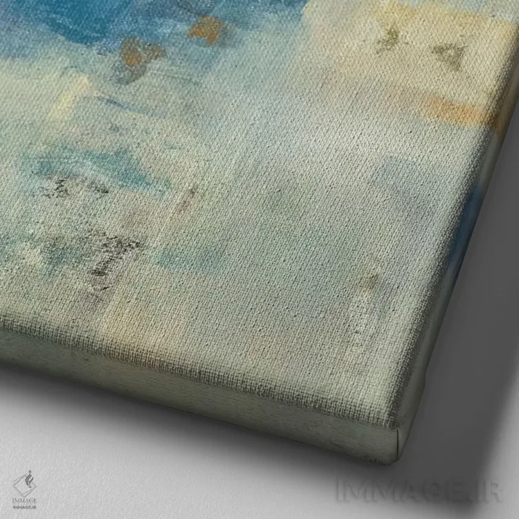 تابلو دکوراتیو قضیه اثر جیل مارتین - نمای نزدیک بافت بوم