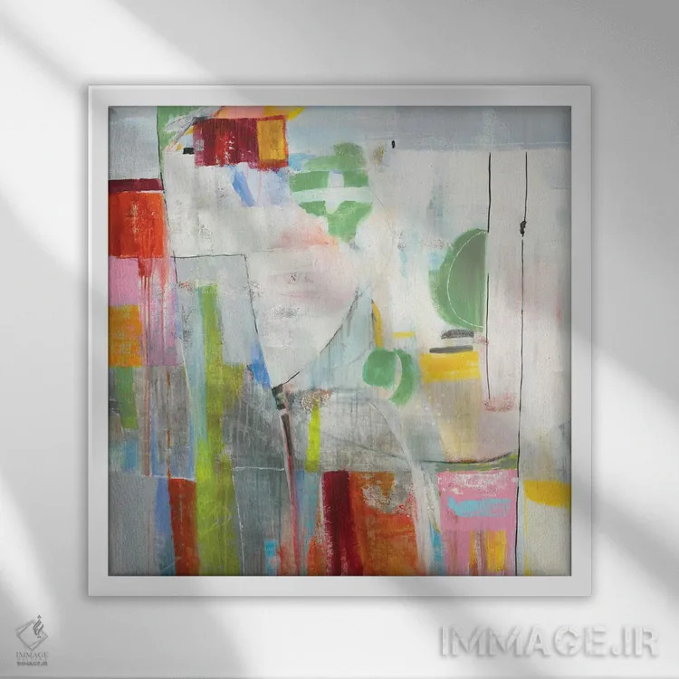 تابلو دکوراتیو انگیزش اثر جیل مارتین - نمای قابدار سفید