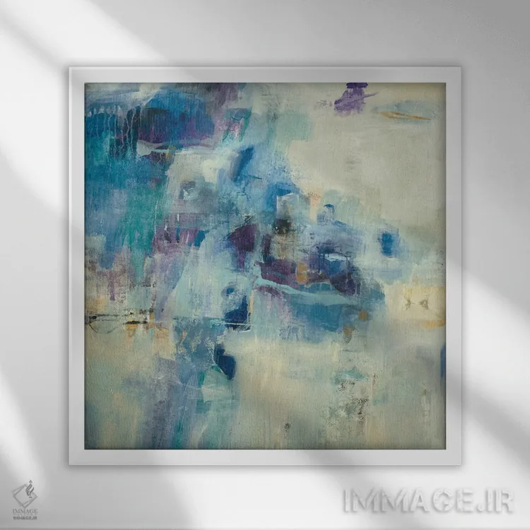 تابلو دکوراتیو قضیه اثر جیل مارتین - نمای قابدار سفید