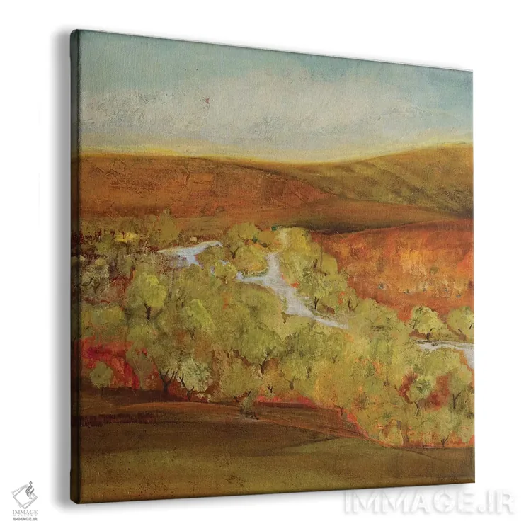 تابلو دکوراتیو زعفران پاییزی ۲ اثر جیل مارتین - نمای پرسپکتیو محصول