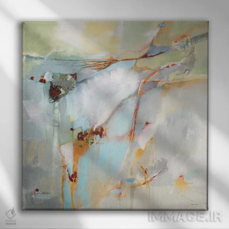 تابلو دکوراتیو همه در یک نگاه اثر جیل مارتین - نمای روبهرو روی دیوار