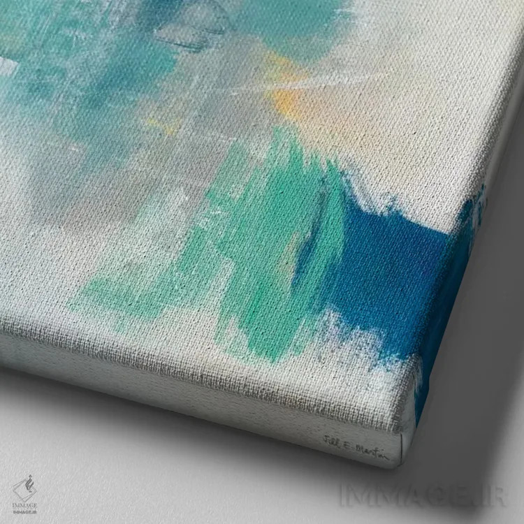 تابلو دکوراتیو هنرنمایی پروازی ۲ اثر جیل مارتین - نمای نزدیک بافت بوم