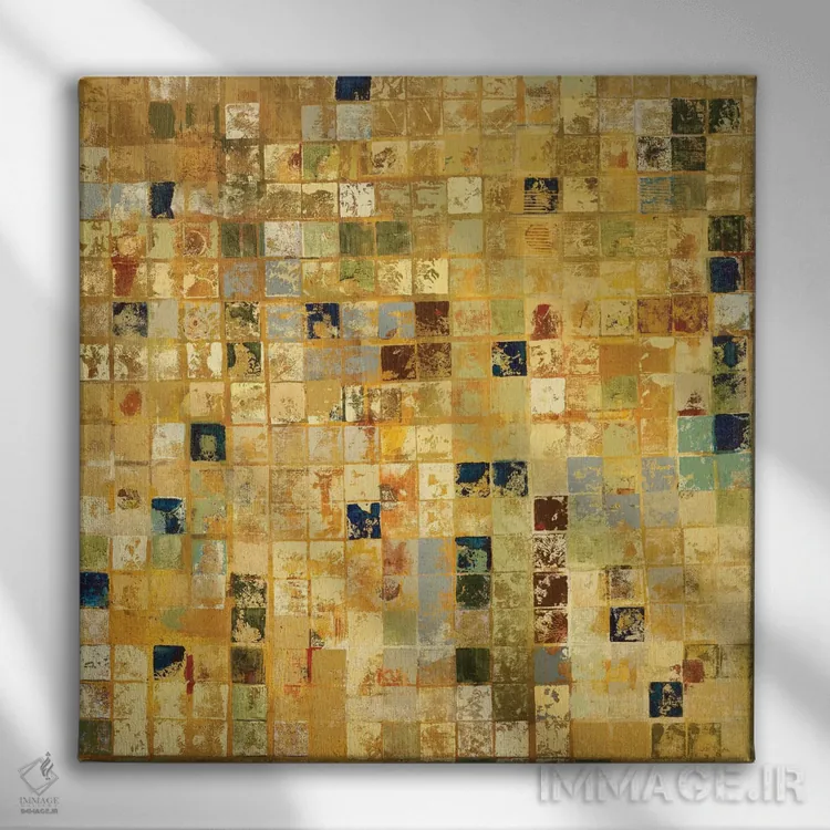 تابلو دکوراتیو بابل ۲ اثر جیل مارتین - نمای روبهرو روی دیوار