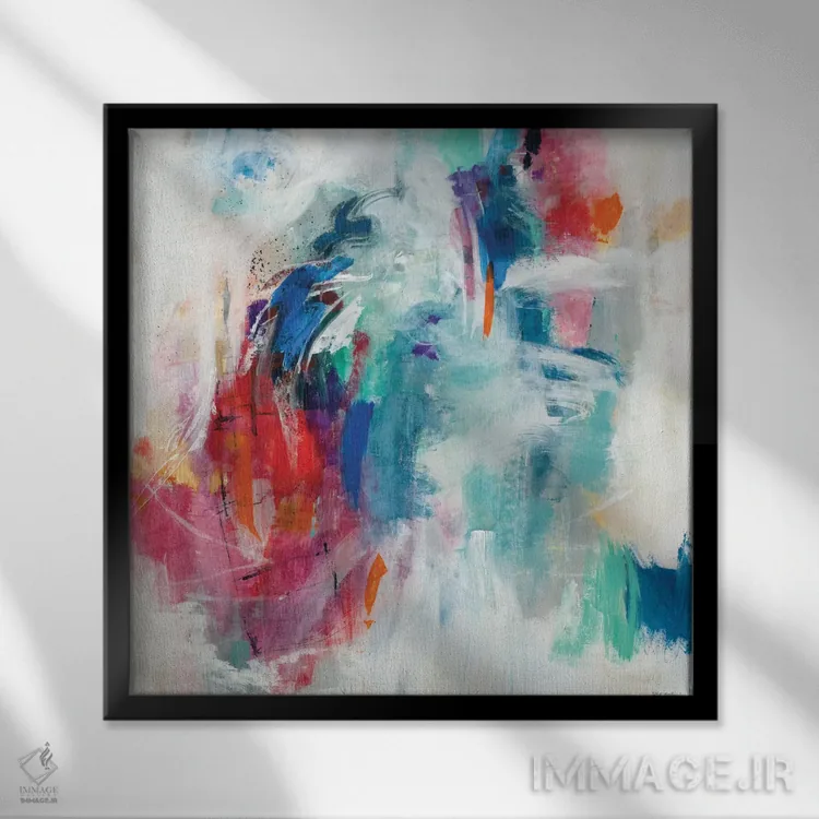 تابلو دکوراتیو هنرنمایی پروازی ۲ اثر جیل مارتین - نمای قابدار مشکی