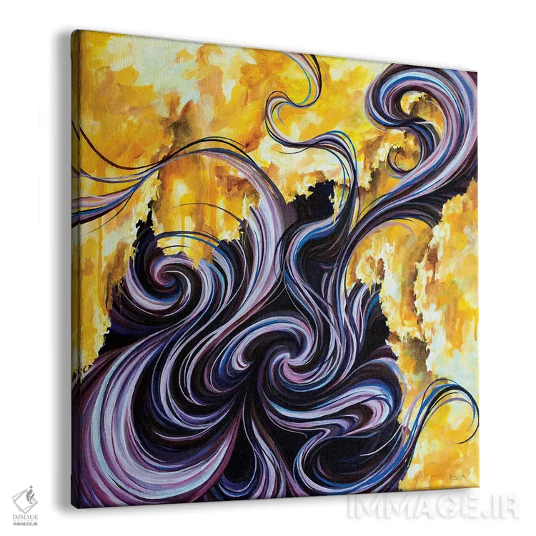 تابلو دکوراتیو جعبه پاندورا اثر جکی لیو - نمای پرسپکتیو محصول