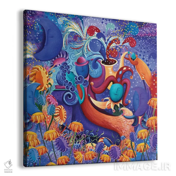 تابلو دکوراتیو به دام اندازنده رویا اثر جولیز - نمای پرسپکتیو محصول