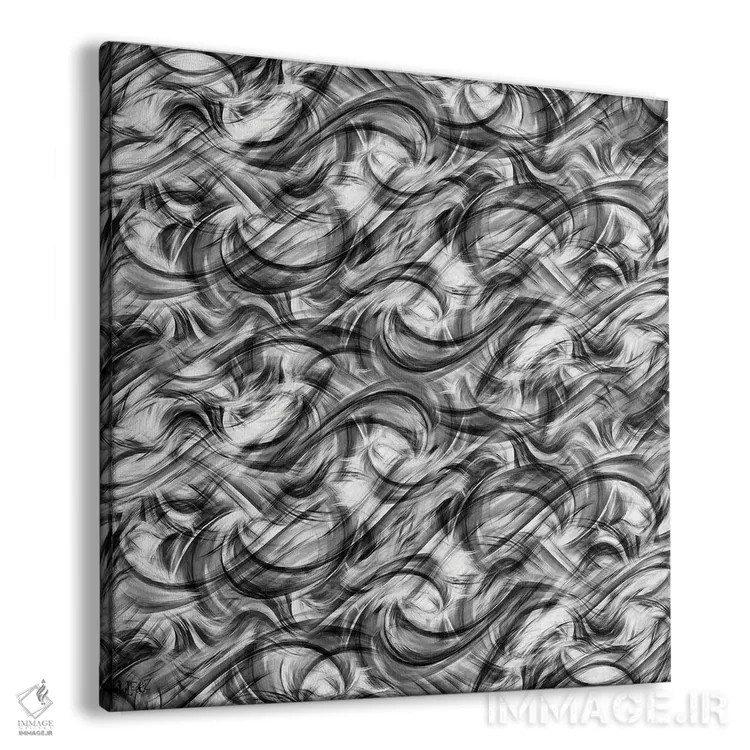 تابلو دکوراتیو حرکت شماره دو اثر جولیز - نمای پرسپکتیو محصول