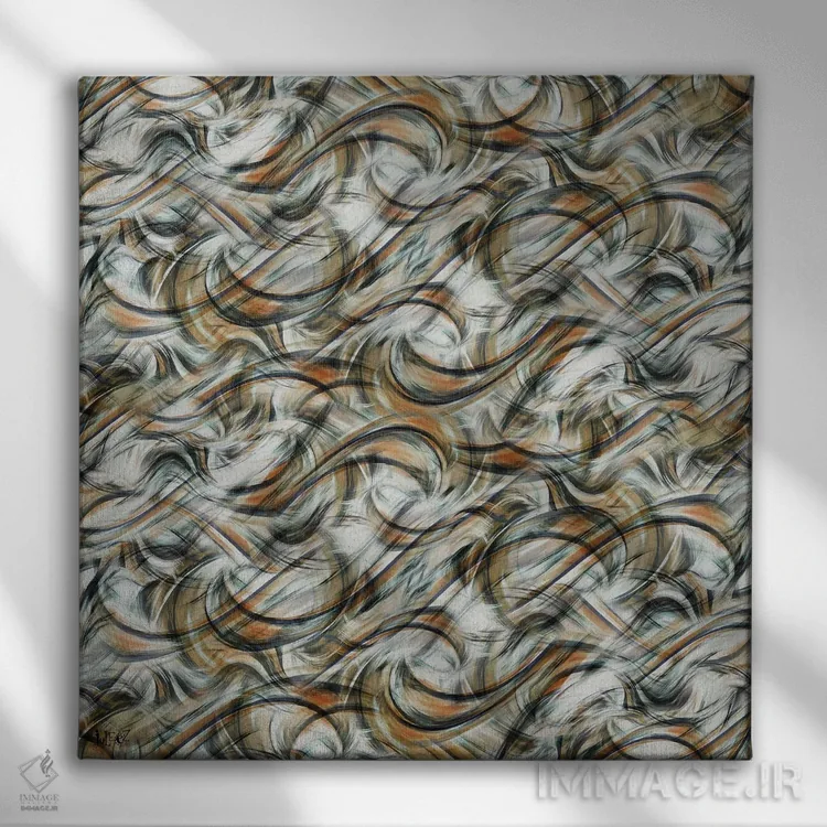 تابلو دکوراتیو حرکت اثر جولیز - نمای روبهرو روی دیوار