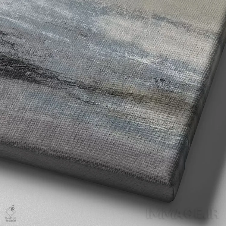 تابلو دکوراتیو زمین اثر جیک مسینا - نمای نزدیک بافت بوم