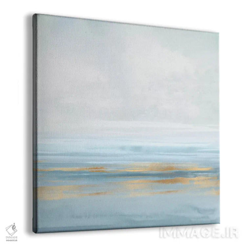 تابلو دکوراتیو بازتاب آبی آسمانی ۱ اثر جیک مسینا - نمای پرسپکتیو محصول