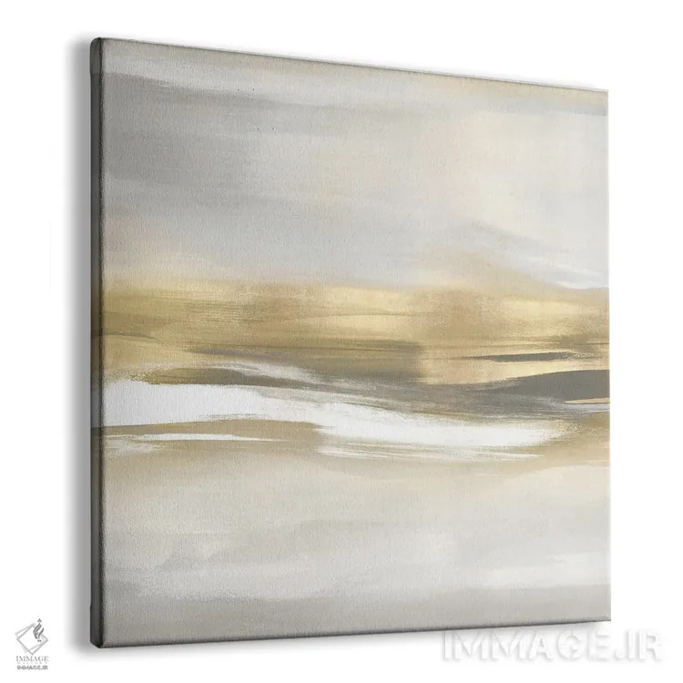 تابلو دکوراتیو درخشش طلایی II اثر جیک مسینا - نمای پرسپکتیو محصول