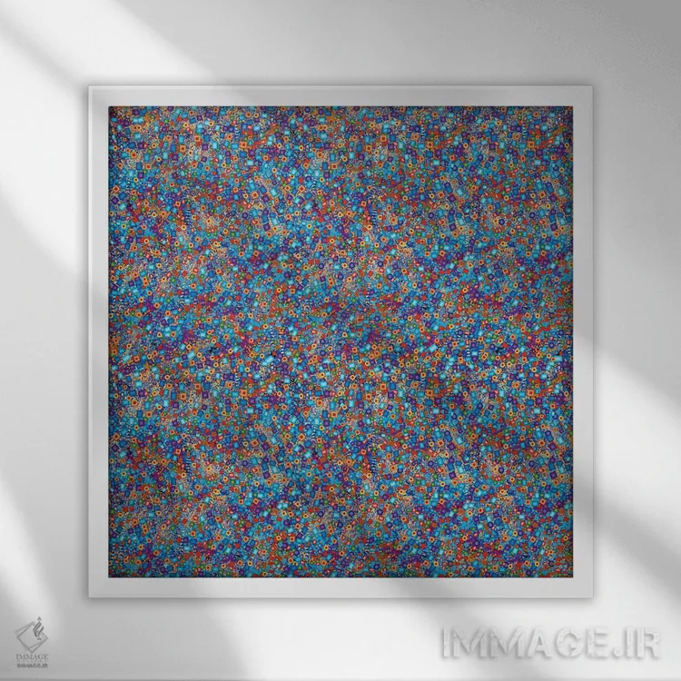 تابلو دکوراتیو کارناوال اثر جولیز - نمای قابدار سفید