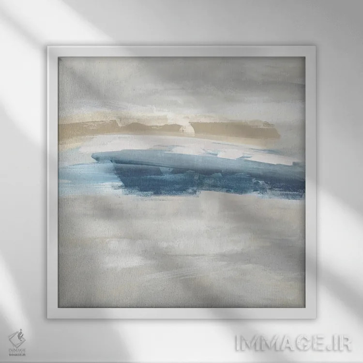 تابلو دکوراتیو وحدت ۲ اثر جیک مسینا - نمای قابدار سفید